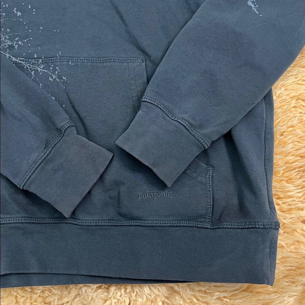 Patagonia Tree Print Cotton Hoodie - Picture 6 of 7